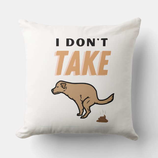 Almofada não tomar (Frente)