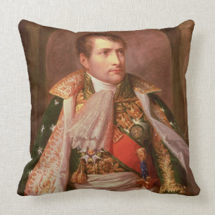 Almofada Napoleon Bonaparte (1769-1821), como o rei de