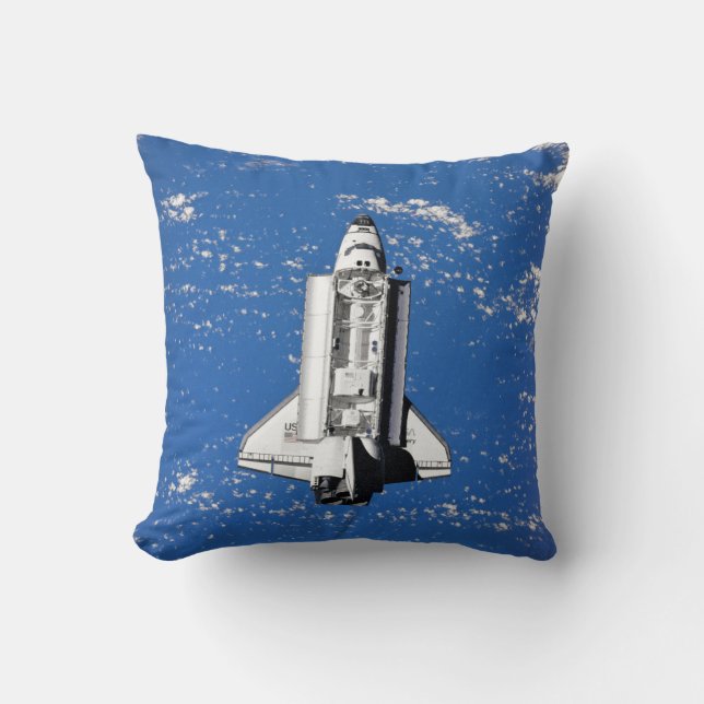Almofada NASA Ônibus Espacial Discovery em Órbita Terrestre (Frente)
