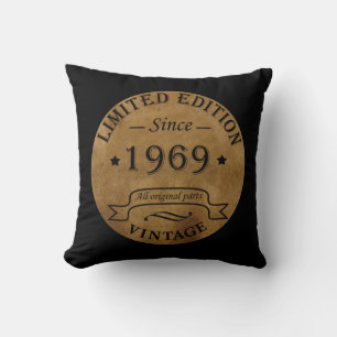 Almofada Nascer de aniversário de 1969