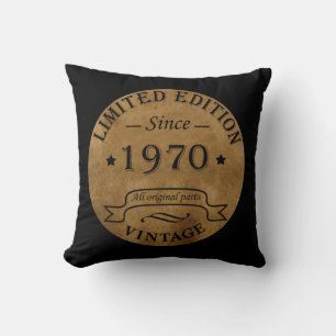 Almofada Nascer de aniversário de 1970