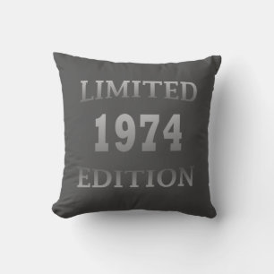 Almofada Nascer de aniversário de 1974