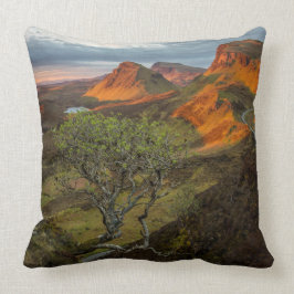 Almofada Nascer do sol em montanhas de Quiraing em Skye,