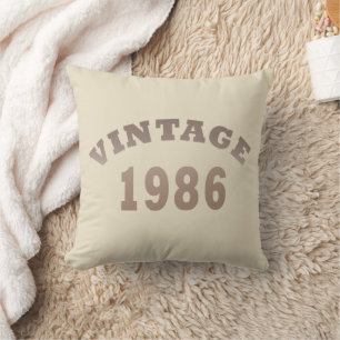 Almofada Nascer em presente de aniversário de 1986