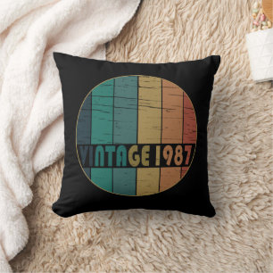 Almofada nascer em presente de aniversário de 1987