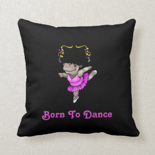 Almofada "Nascer para dançar" o travesseiro decorativo da