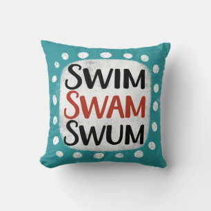 Almofada Natação do Travesseiro decorativo Swam