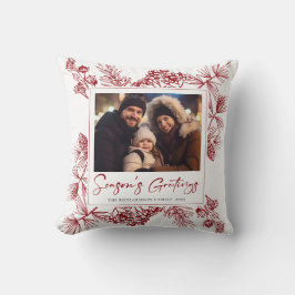 Almofada Natais vintages Botânicos