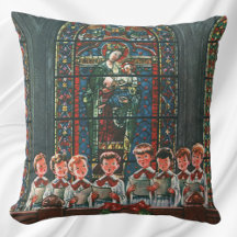 Natais vintages Crianças Cantando Coro na Igreja