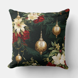 Almofada Natais vintages fantasia Padrão Floral
