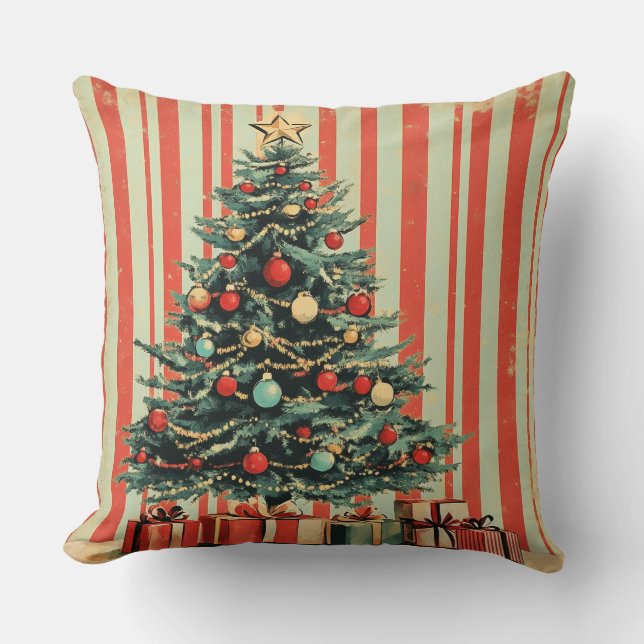Almofada Natais vintages Retro Retro 1940 (Frente)
