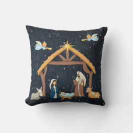 Almofada Natal Cute da Natividade