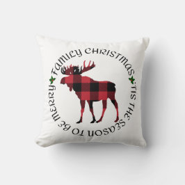 Almofada Natal da família Esta é a estação para ser Feliz