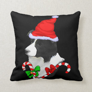 Almofada Natal de border collie