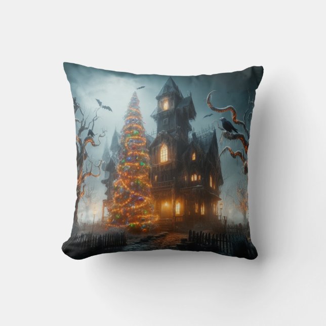 Almofada Natal de Halloween (Frente)