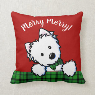 Almofada Natal de KiniArt Westie