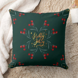 Almofada Natal - design de aquarela tradicional de Natal