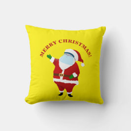 Almofada Natal do Covid feliz