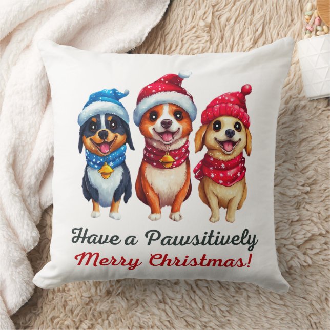Almofada Natal dos cães (Cobertor)