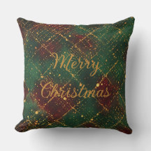 Natal, Feliz Natal, Padrão Verde Vermelho Dourado