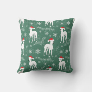 Almofada Natal Iggy Italiano Greyhounds in Snow Thor