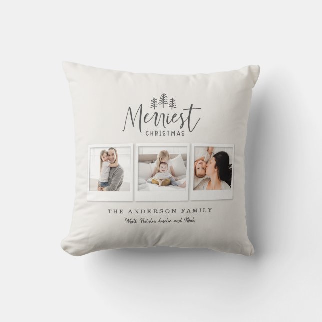 Almofada natal mínimo moderno (Frente)