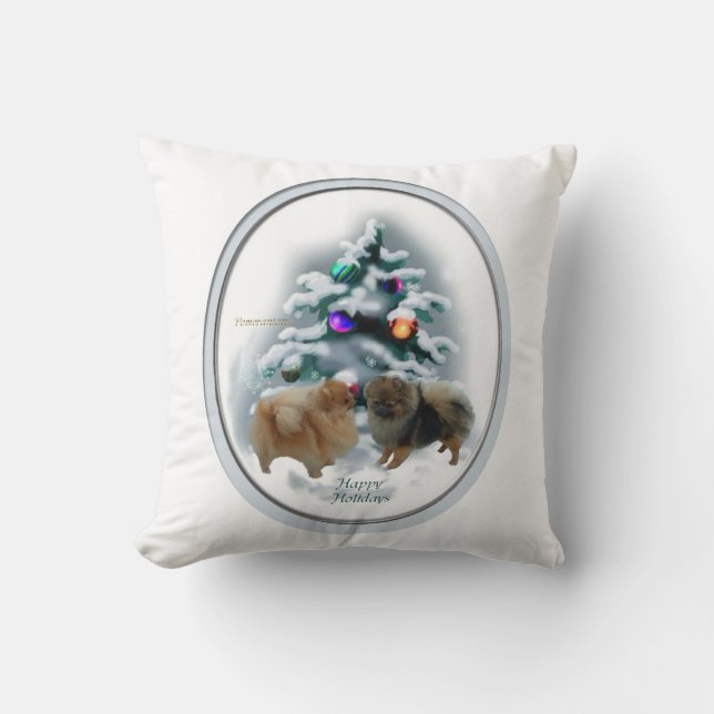 Almofada Natal Pomerano (Frente)