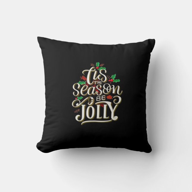 Almofada Natal Tis A Estação Jolly (Frente)