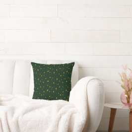 Almofada Natal Verde Amarelo Listra Estrela