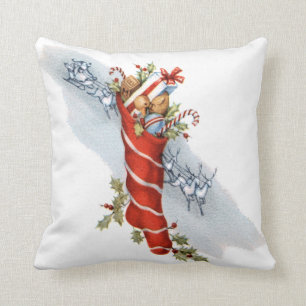 Almofada Natal vintage que armazena o cheio dos brinquedos