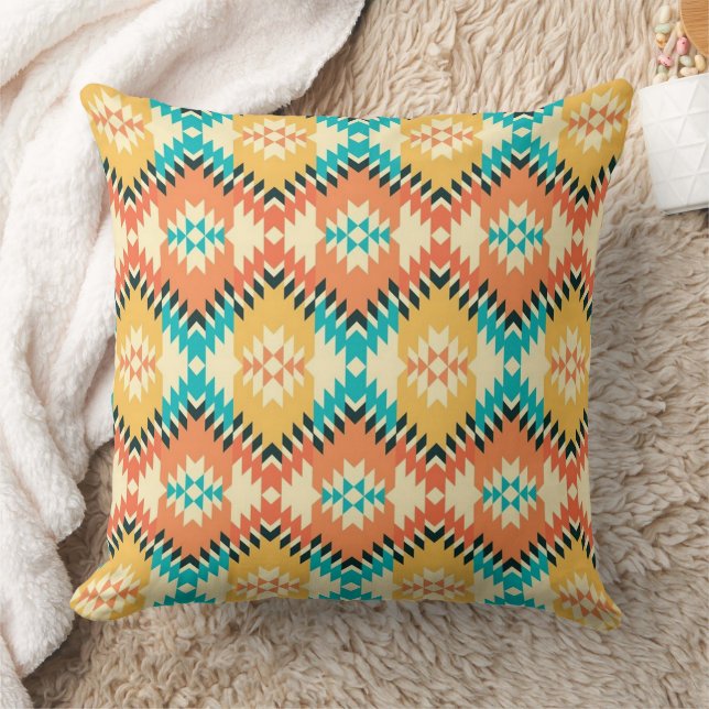 Almofada Native Print 20x20 Throw Pillow (Cobertor)