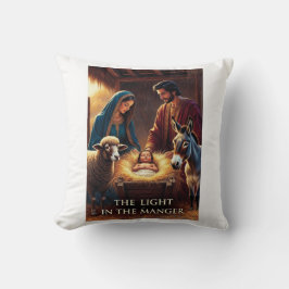 Almofada Nativity Manger T-Shirt