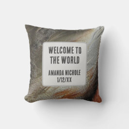 Almofada Nature Nursery Bird Feather Sexo Neutro