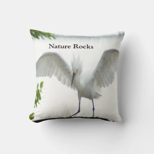 Almofada Nature Rocks Egret
