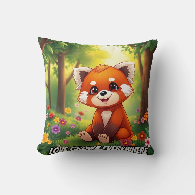 Almofada Nature’s Hug in a Cute Red Panda (Frente)