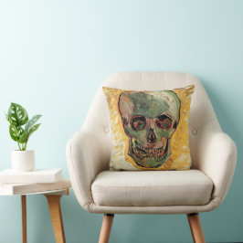 Almofada Natureza Morta Crânio por Vincent van Gogh