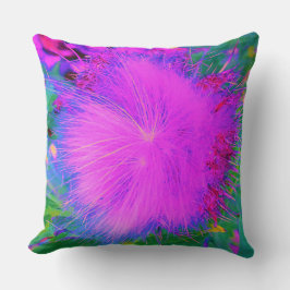 Almofada Natureza Psicodélica Milkweed Roxo Ultra-Violeta