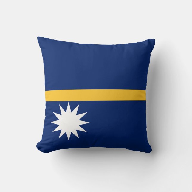 Almofada Nauru Flag (Frente)