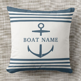 Almofada Náutica Náutica de Ancoragem Azul Dusty, Nome de B
