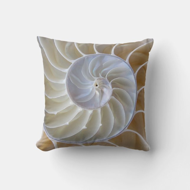 Almofada Nautilus Sea Shell Personalizado Travesseiro decor (Frente)