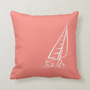 Almofada Navegação Rosa Coral