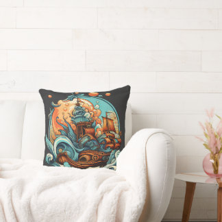 Almofada Navegador Majestoso - Velejando o Travesseiro deco