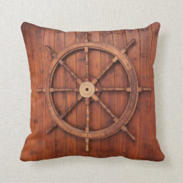 Almofada Navios náuticos Roda de Capa no Travesseiro decora