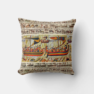 ALMOFADA NAVIOS VIKING BAYEUX TAPESTRY 1066