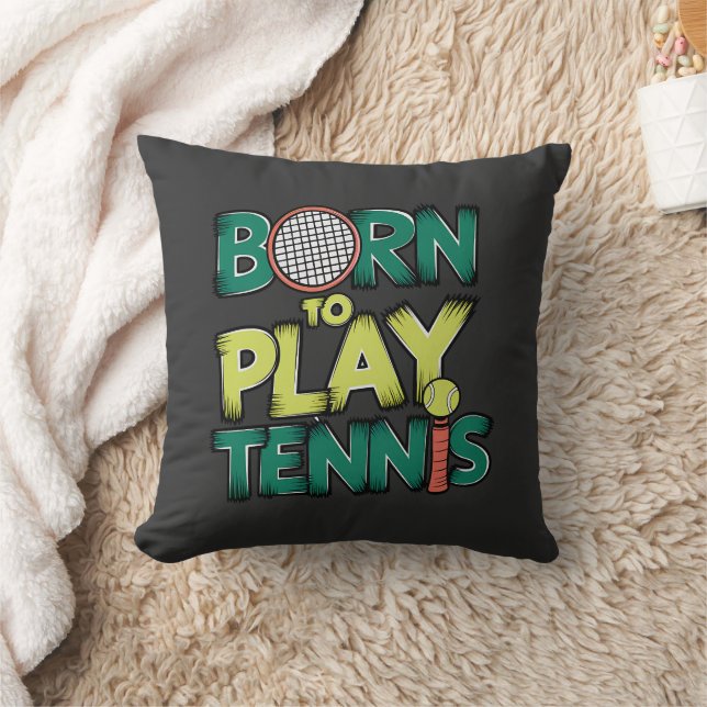 Almofada Né pour Jouer au Tennis (Cobertor)