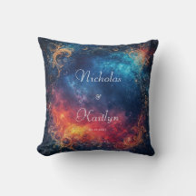 Nebulosa Celestial Fogo Gelo Dourado Trabalho de E