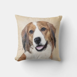 Almofada Nederlandse Kooikerhondje - Pintura de Cachorro