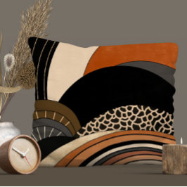 Almofada Negra Negra Negra Negra Moderna Boho