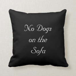 Almofada Nenhuns cães no sofá
