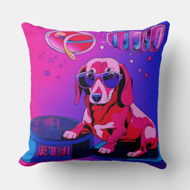 Almofada Neon Dog (Frente)
